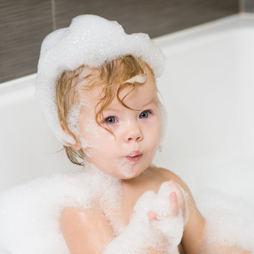 Child Washing Hair