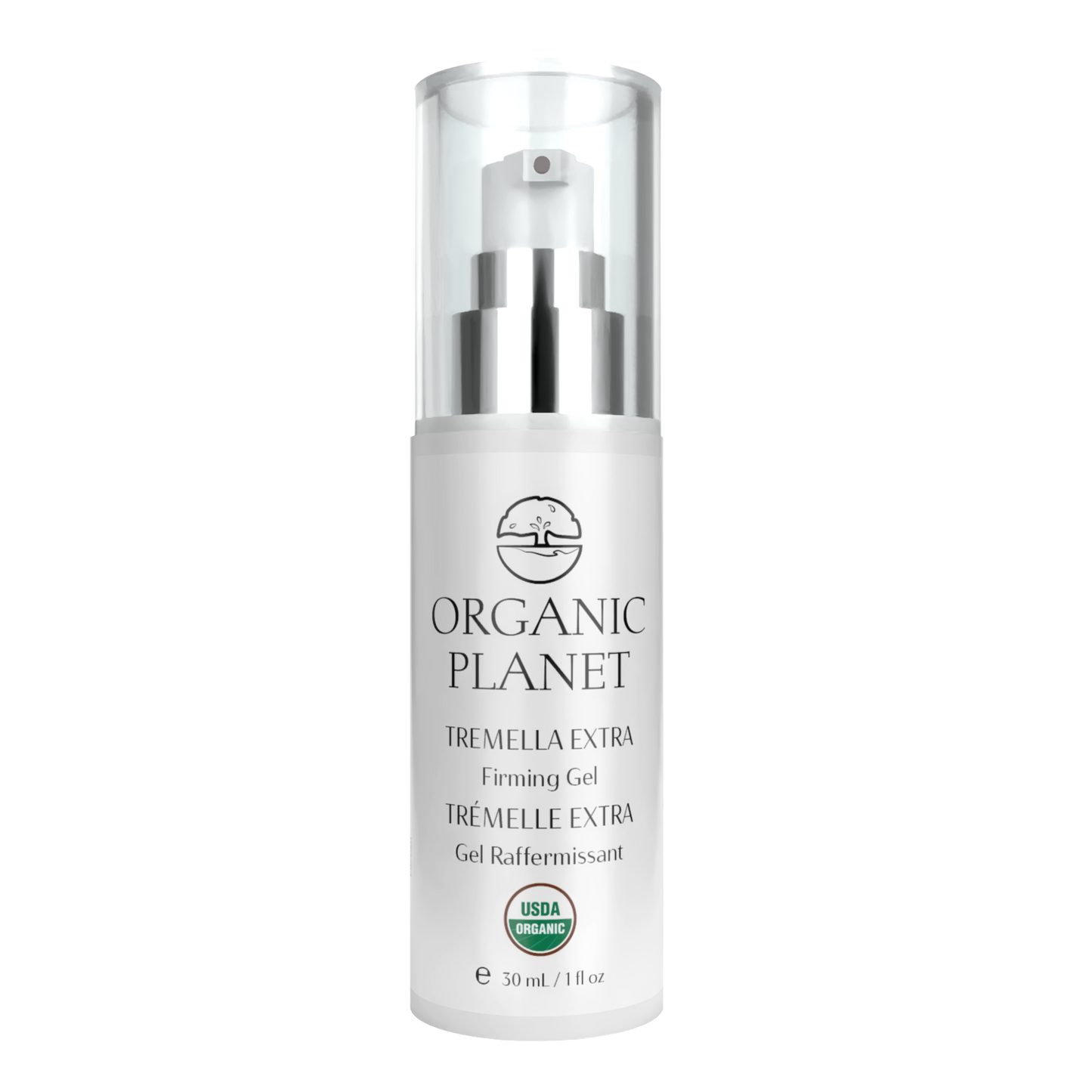 Tremella Extra Firming Gel – hydrates, boosts elasticity, smooths fine lines, and promotes luminous, youthful skin with Tremella polysaccharides and vitamin D.