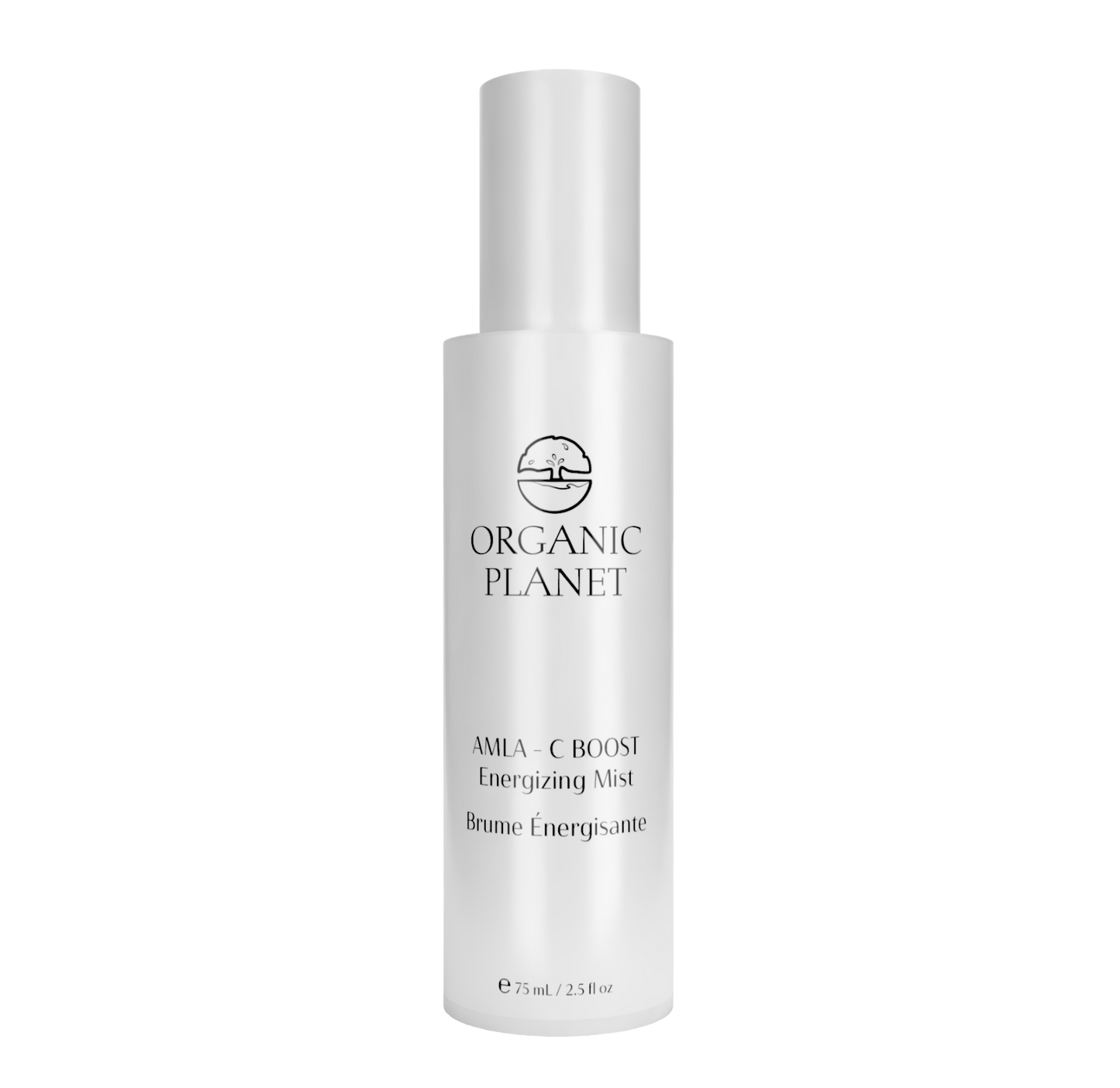 AMLA-C BOOST Energizing Mist – infused with organic Camu Camu and Amla, delivers antioxidants and Vitamin C to refresh, energize, and revitalize skin.