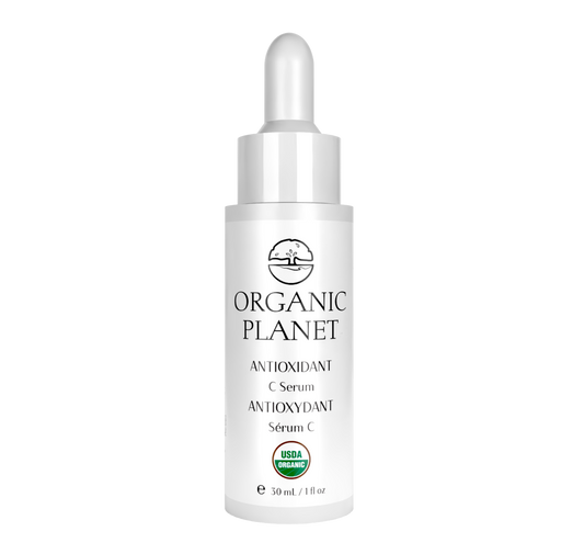 Antioxidant C Serum – super concentrated Vitamin C formula with antioxidants to neutralize free radicals, support collagen, and promote radiant skin.