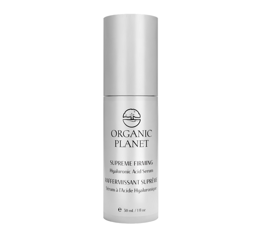Supreme Firming Hyaluronic Acid Serum – deeply hydrates, firms, and smooths fine lines with plant-based hyaluronic acid for youthful, radiant skin.